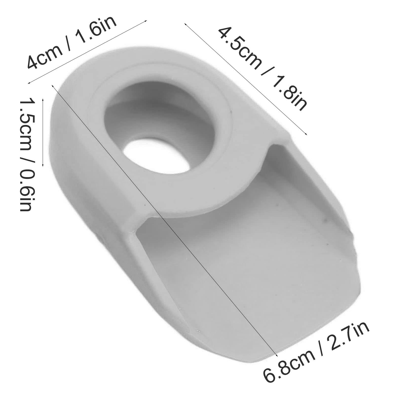 VGEBY Silicone Crank Cover, 2PCS Bike Crank Cover Protector Silicone BIcycle Crank Arm Sleeve Cover Protective Case Bicycle Crank Arm Boots Soft Cover(grey) Bicycles And Spare Parts - Image 4