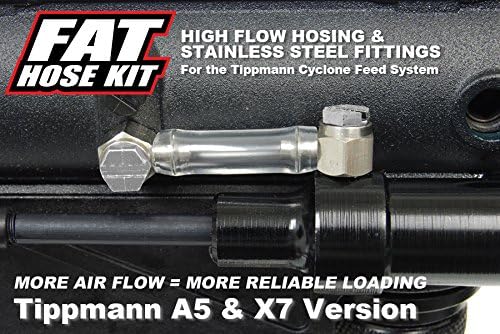 TECHT Fat Hose Kit (Clear) for Tippmann A5/X7 Markers