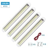 💡 【DISEÑO ESPECIAL】: La barra de luces interiores de 12V construida en 72 chips LED de alta calidad. Brillante, ahorrador de energía, duradero y liviano, que puede satisfacer su necesidad de brillo.