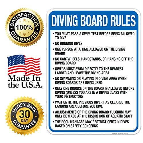 Cartel de Reglas para Piscina Washington 18x24 pulgadas miniatura 5