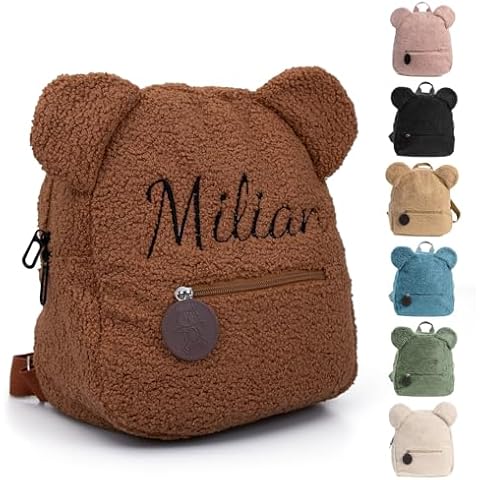 Personalised Teddy Bear Toddler Backpack Cover
