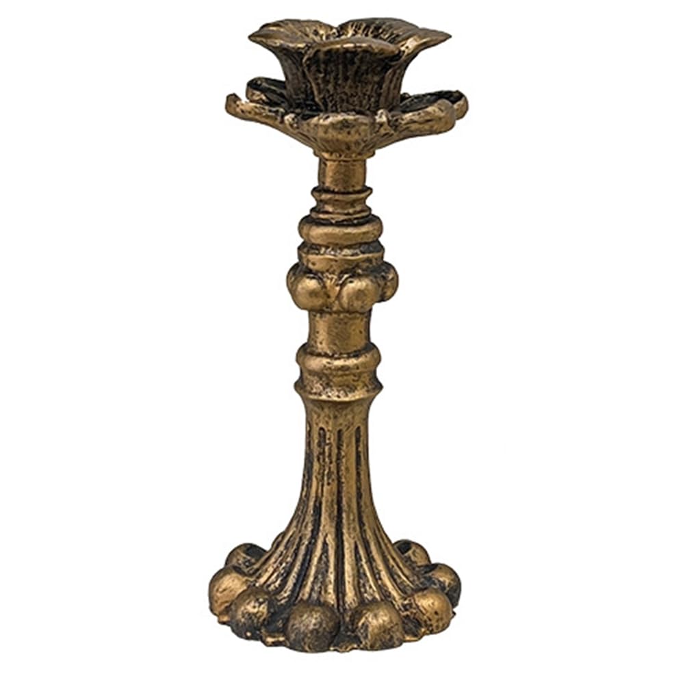 CTRLZS Retro Gold Candlestick Ornaments Photo Props Living Room Dining Table Atmosphere Candle Stand Base Candlestick Tall