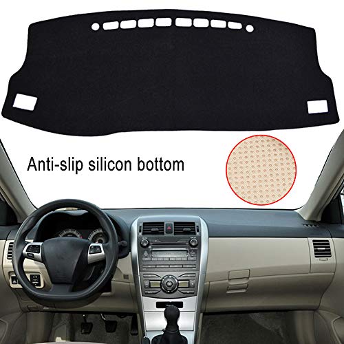 Clidr Dashboard Dash Board Cover Mat Carpet Non-Slip Dashboard Cover for 2014-2018 Toyota Corolla (Black Edge) Clidr Dashboard Dash Board Cover Mat Carpet Non-Slip Dashboard Cover for 2014-2018 Toyota Corolla (Black Edge)