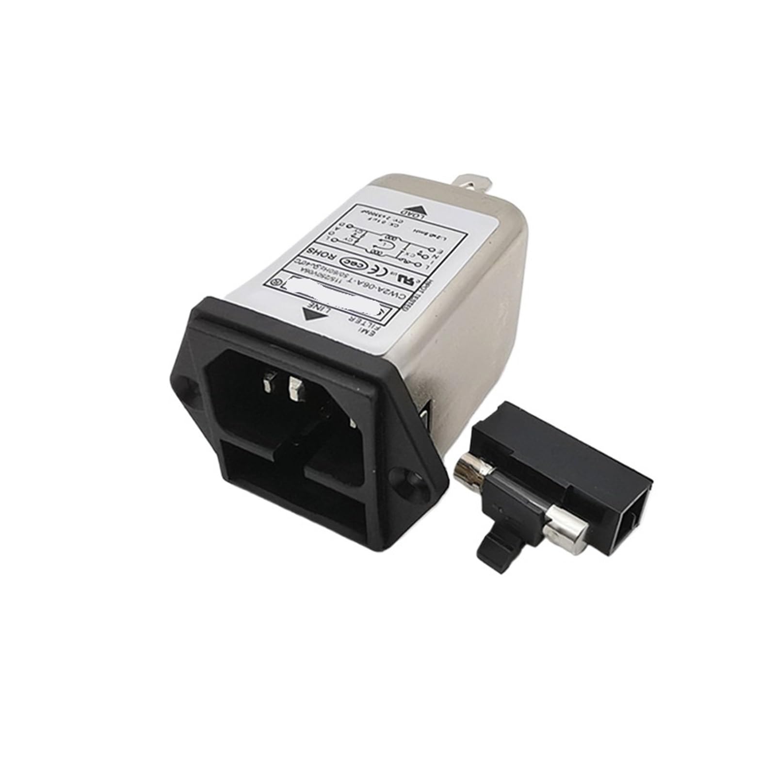 WBBAYDRFR Multi-function socket power filter CW2C-03A-T CW2B-10A 6A electromagnetic anti-interference(CW2A -06A -T 6A)