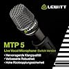 Lewitt MTP 5 Live Vocal Microphone with Switch - Excellent Sound Quality - Ideal for Live Vocals, Speech, Podcasts, Instruments - Dynamic Capsule with Cardioid Pattern #1