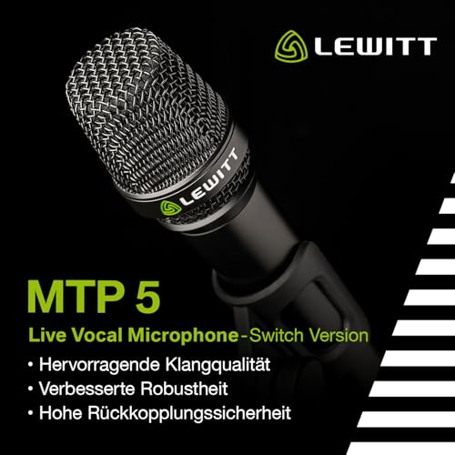 Image of Lewitt Audio MTP 5S Handheld Cardioid Dynamic Mic