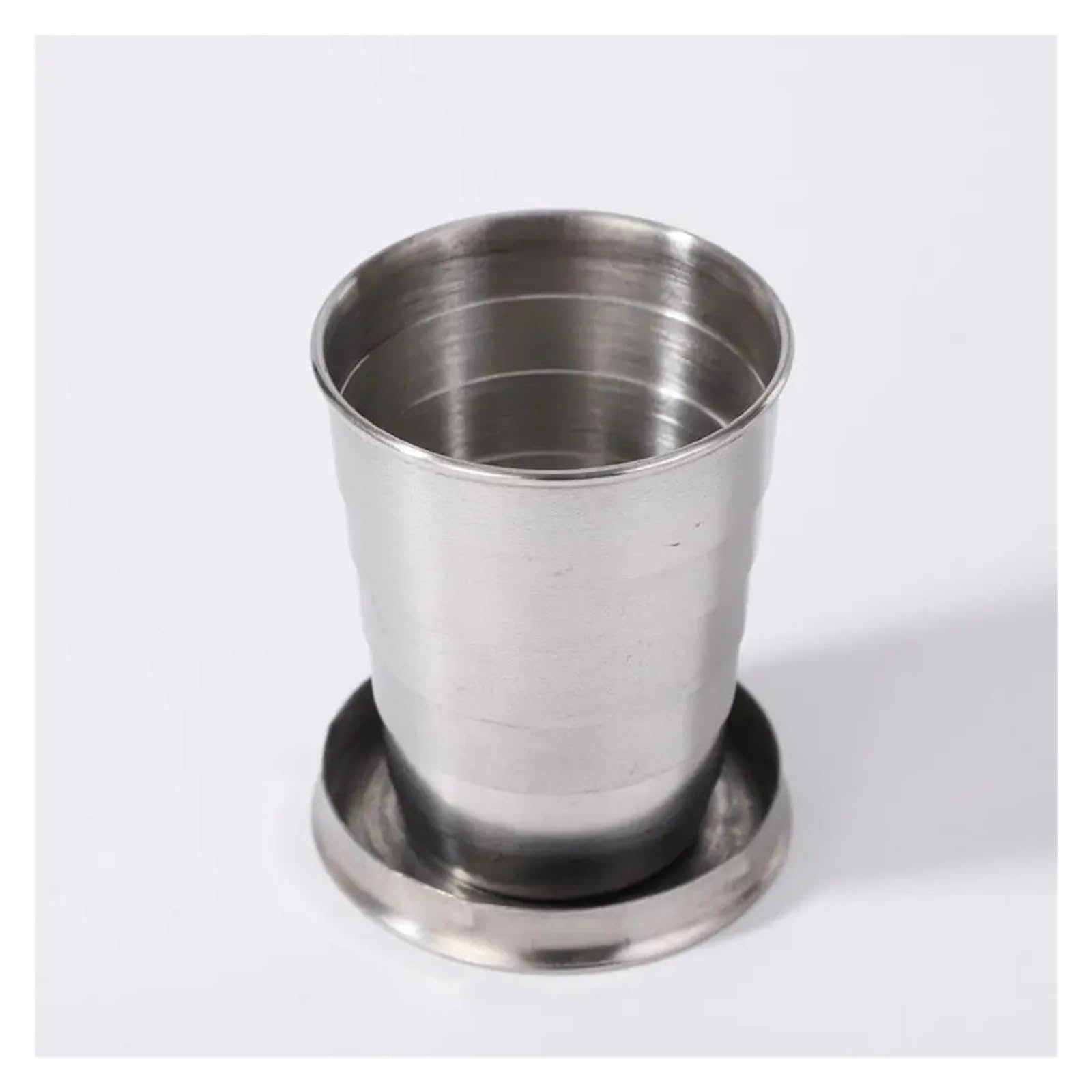 Bicchiere Acciaio Inox Pieghevole Tazza pieghevole in acciaio inossidabile | Tazza da campeggio portatile di 3 dimensioni Tazza telescopica da esterno pieghevole impilabile