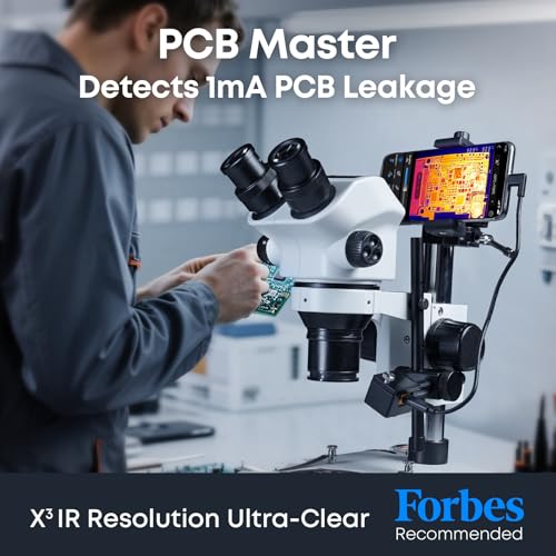 Image of Thermal Master P3, Thermal Camera for iOS & Android, Manual Focus Infrared Camera, 512x384 X IR Resolution, -4℉ to 1112℉ Temp Range Thermal Imager, PCB Inspection