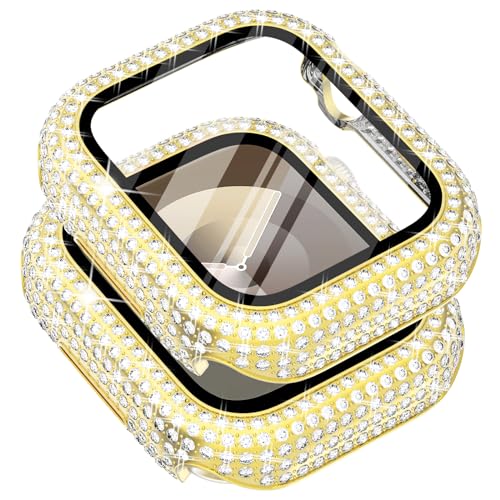 Surace Bling Apple Watch Case with Screen Protector for Series 9/8/7 45mm