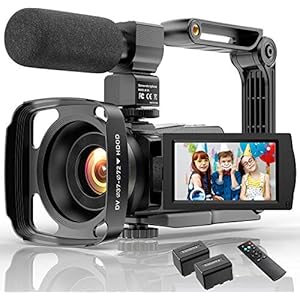 4 K Camcorder Video Camera WIFI 48MP IR Nachtzicht Vlog Camera 16X Digitale Zoom Video Camcorder met Microfoon Camera…