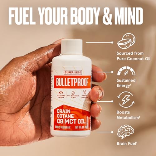 image for Bulletproof Brain Octane C8 MCT Oil Travel Size, 3 Ounces, Keto Supple