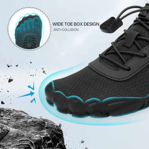 Image of ATHMILE Water Shoes for Men Women Quick Dry Aqua Shoes with Toe Protection