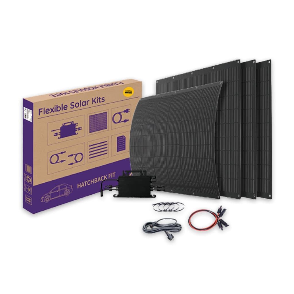 Kit autoconsumo para balcón con Paneles Flexibles y microinversor 800W