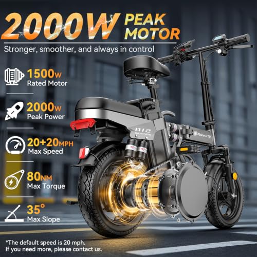 DTTZH 2000W Foldable Ebike
