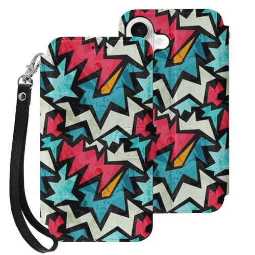 iphone 17用 ケース 六角形の模様 手帳型 と互換性のある カード収納 いphone17用 カバー 手帳型 Puレザー 横置きスタンド機能 折りたたみ スマホケース スタンド付き アイフォン 17用 ケース 内蔵マグネット 開閉式 財布型 軽量 薄