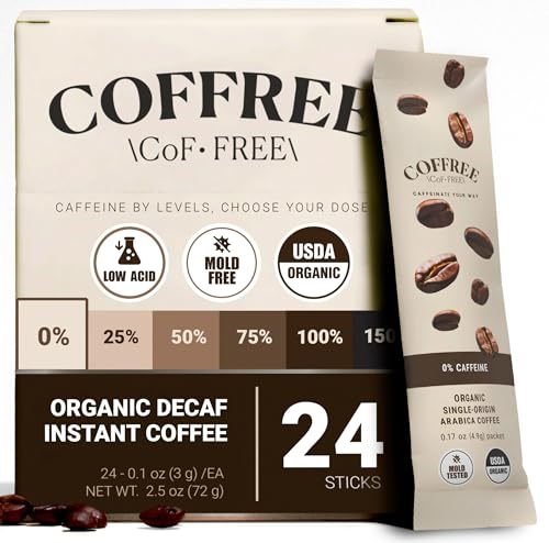 COFFREE Organic Instant Coffee Sticks