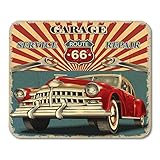 Paket enthalten: 1 * Mauspad. Mauspads oldtimer oldtimer garage retro route american sign mechanic mauspad für notebooks, Desktop-computer matten büromaterial