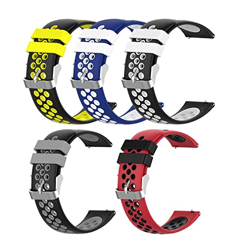 Correa de repuesto silicona 5 piezas para TicWatch GTH