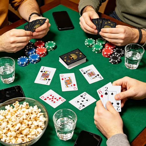 Plastic Playing Cards, Waterproof Cards, Deck of Cards 3 Pack, 3 Colors by Wkchxd - Image 6