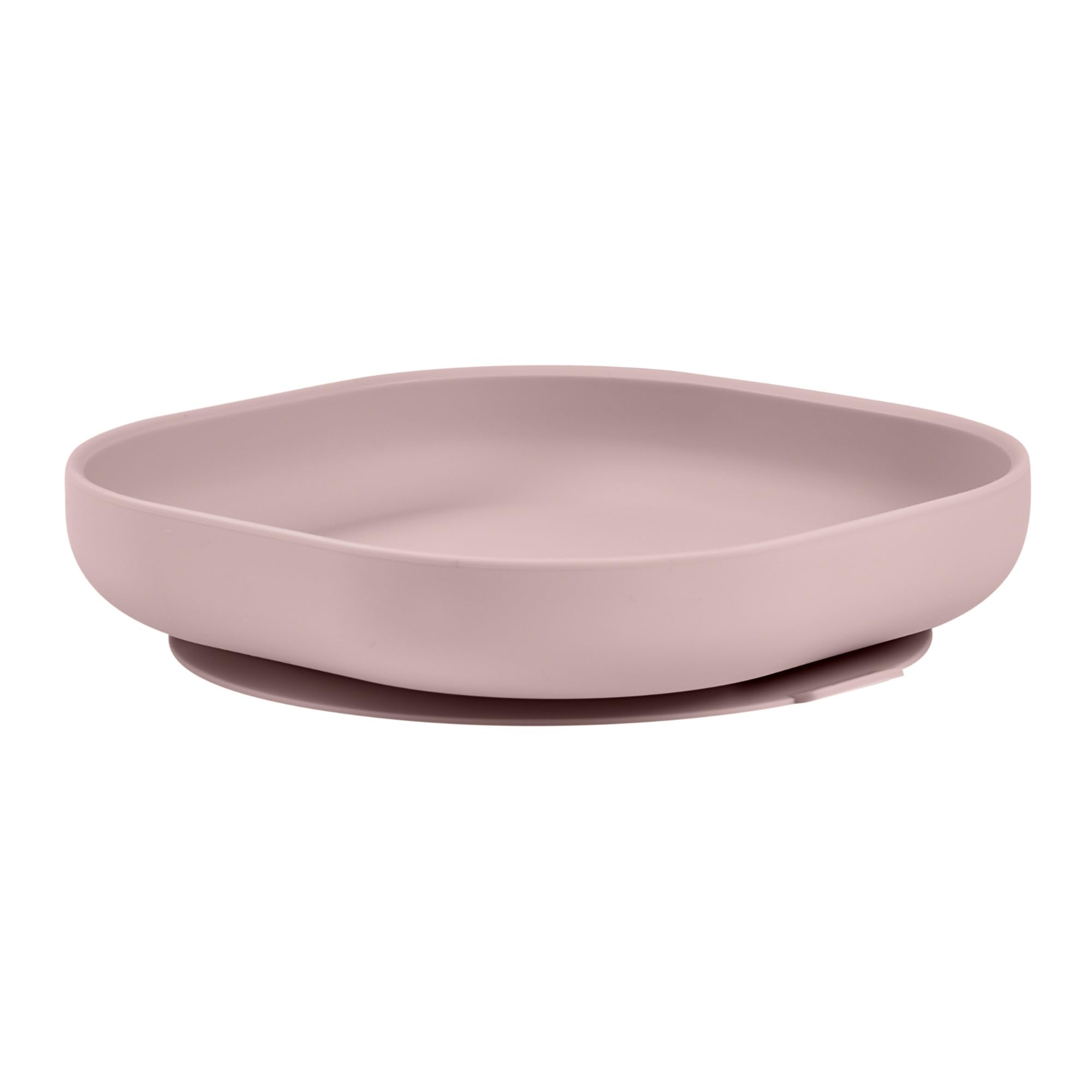 Béaba - Silicone Feeding Suction Plate - for Babies and Children - Pink