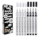 Schwarz Weiß Acrylstifte, 0,7mm Permanent Marker Stifte Wasserfest Dünne Spitze Acrylfarben Stifte Steine Bemalen , Keramik Holz Metall Papier Glas Stoffe Kunststoff Leder DIY 8 Stück Baby,Schwarz günstig Kaufen-Schwarz Weiß Acrylstifte, 0,7mm Permanent Marker Stifte Wasserfest Dünne Spitze Acrylfarben Stifte Steine Bemalen , Keramik Holz Metall Papier Glas Stoffe Kunststoff Leder DIY 8 Stück