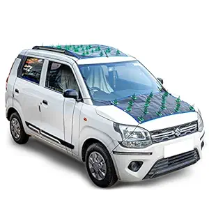 Jaliwale Car Protection Cover for Monkey and Dog & Protection of Car from Dog ( 60 inch x 36inch Top and 40 inch x 24inch Bonnet ), ABS, Black