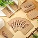 AnyDesign 100Pcs Wedding Seed Packets Let Love Grow Self-Adhesive Seed Envelope Vintage Wildflower Bouquet Kraft Seeds Storage Pockets for Garden Office Party Favors, 3.5 x 2.4 Inch