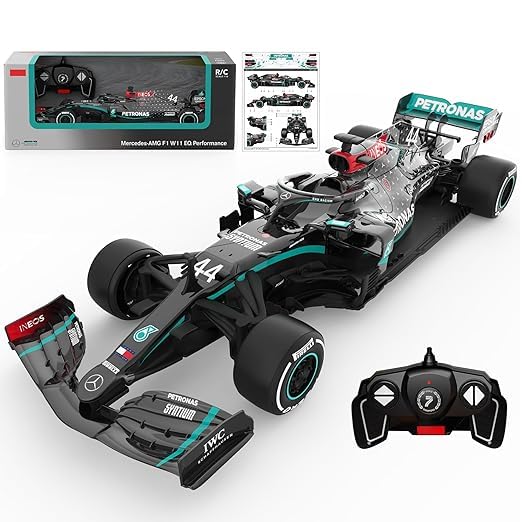 Authentic 1:18 Scale Licensed Mercedes-Benz F1 W11 EQ Performance Remote Control Car Model - Super F1 Racing Collection for Kids and Adults - 2.4GHz RC Car for Gift-image-34