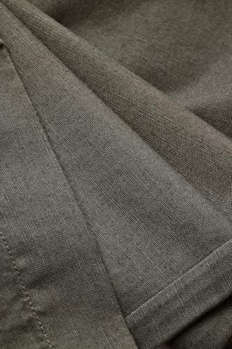 Image of SNITCH Men Trousers | Slim Fit Mid Rise Solid Design | Rayon Blend with Medium Stretch & Smooth Texture | Button & Zip Closure for Casual & Office Wear