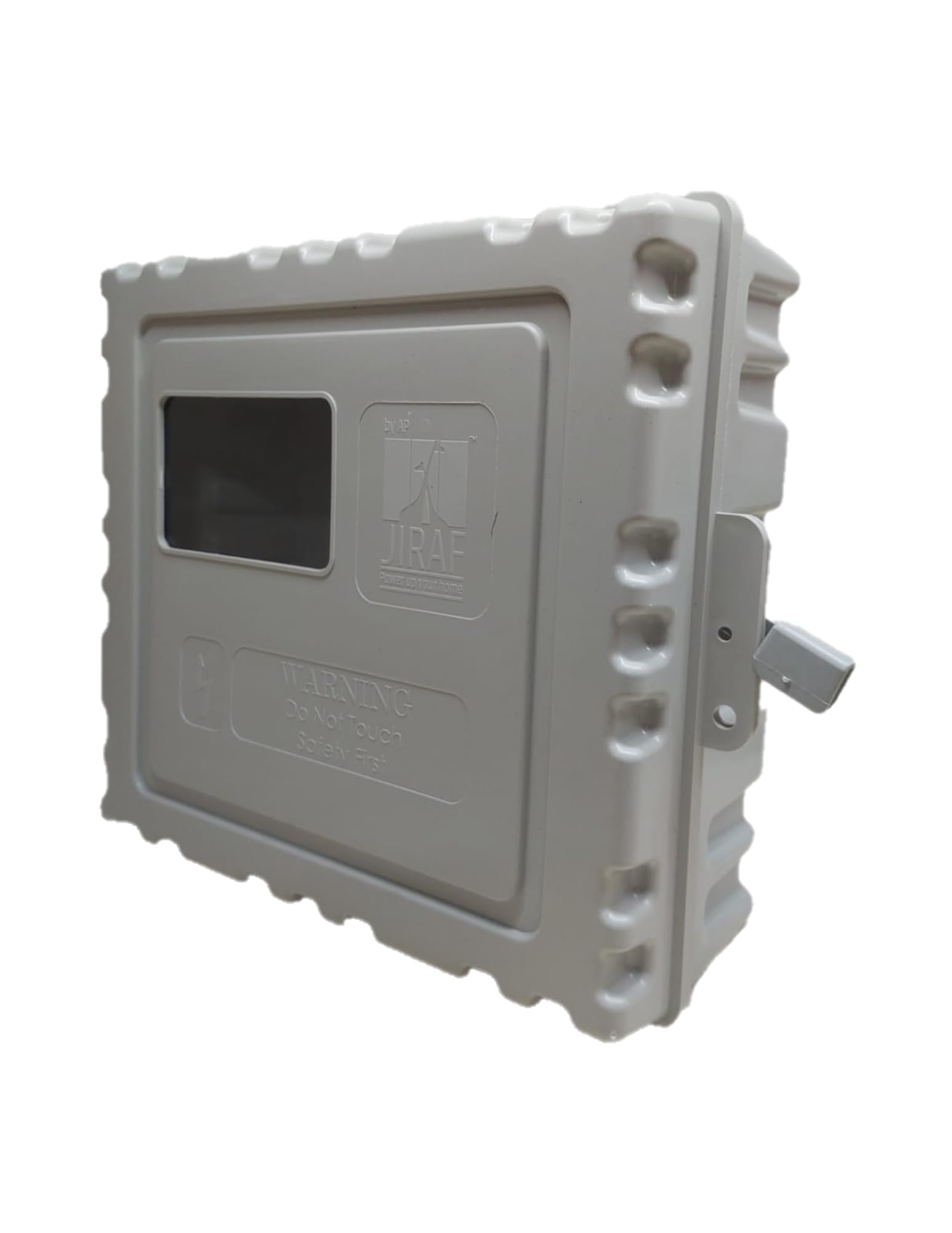 Heavy-Duty PVC Meter Box (304 x 280 x 127mm) | Weatherproof, Shockproof, Splashproof | For Single Phase & Solar Installations (Single Window) — Amazon image 2