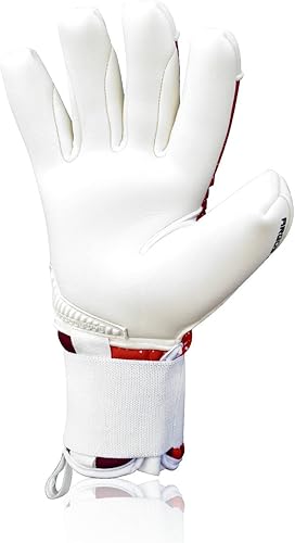 Miniatura 6 de GK Saver Guantes de portero de fútbol Modesty Guantes de portero profesionales, talla 6 a 11, guantes salvadores extraíbles