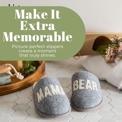 Dearfoams Women's Mama Bear Matching Family Gifts for Mom Clog2