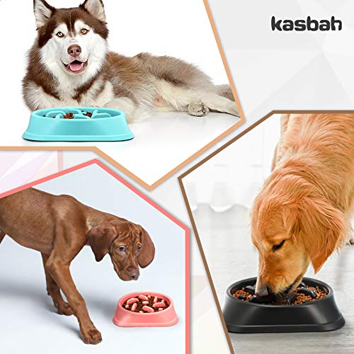 Kasbah Large Dog Bowl, Puzzle Slow Feeder Dog Bowl For Large Dog Interactive Bloat Stop Anti Choking Dog Food Bowl #TOP5