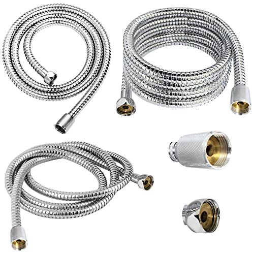 Raccord de tuyau de douche acier inoxydable connecteur flexible embout pommeau de douche