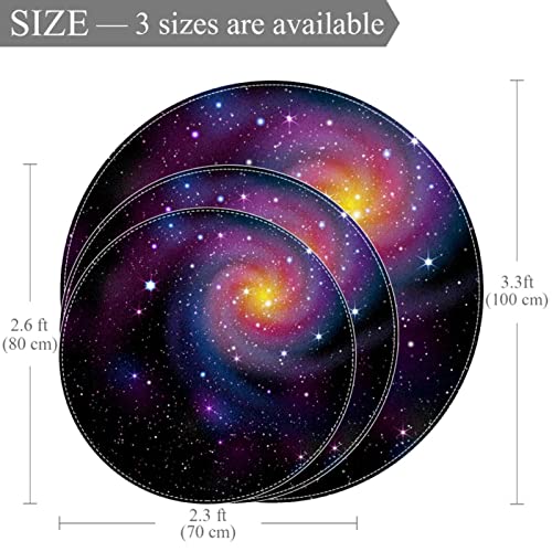 Tapis de jeu pour enfants rond isolant du sol froid 80x80cm - 5
