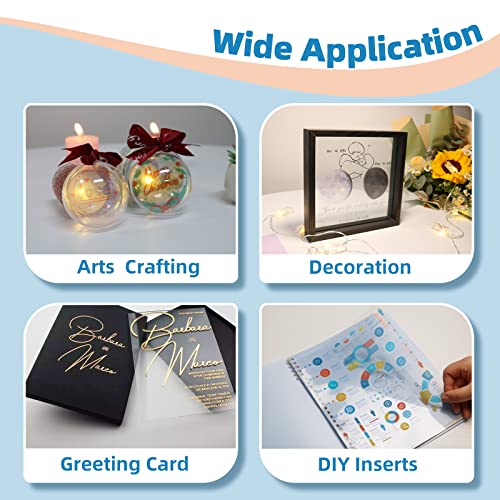 100 Sheets Laser Transparency Film 8.5X11 Color Transparent Paper Ohp Clear Overhead Projector Film 8.5X11" For Laser Jet Printer Copier Copy Copies Photo Transparent Film A4 Letter Size 100 Pack #TOP3