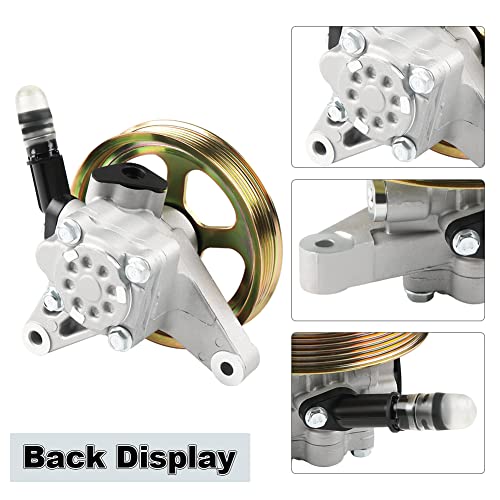 WMPHE Power Steering Pump with Pulley Compatible with Honda Pilot 2005 2006 2007 2008, Honda Odyssey 2005 to 2010, Acura MDX 2007 to 2013, Replacement for OEM 21-5442, 56110-RGL-A03, 56110-PVJ-A01 by WMPHE - Image 4