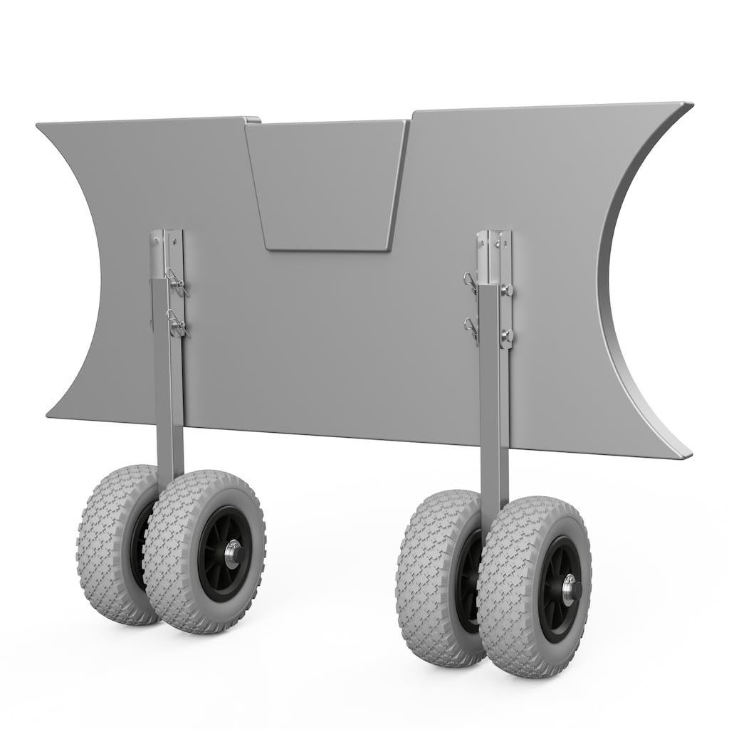 SUPROD Ruedas de Lanzamiento Ruedas de botadura para Transporte Acero Inoxidable EW200