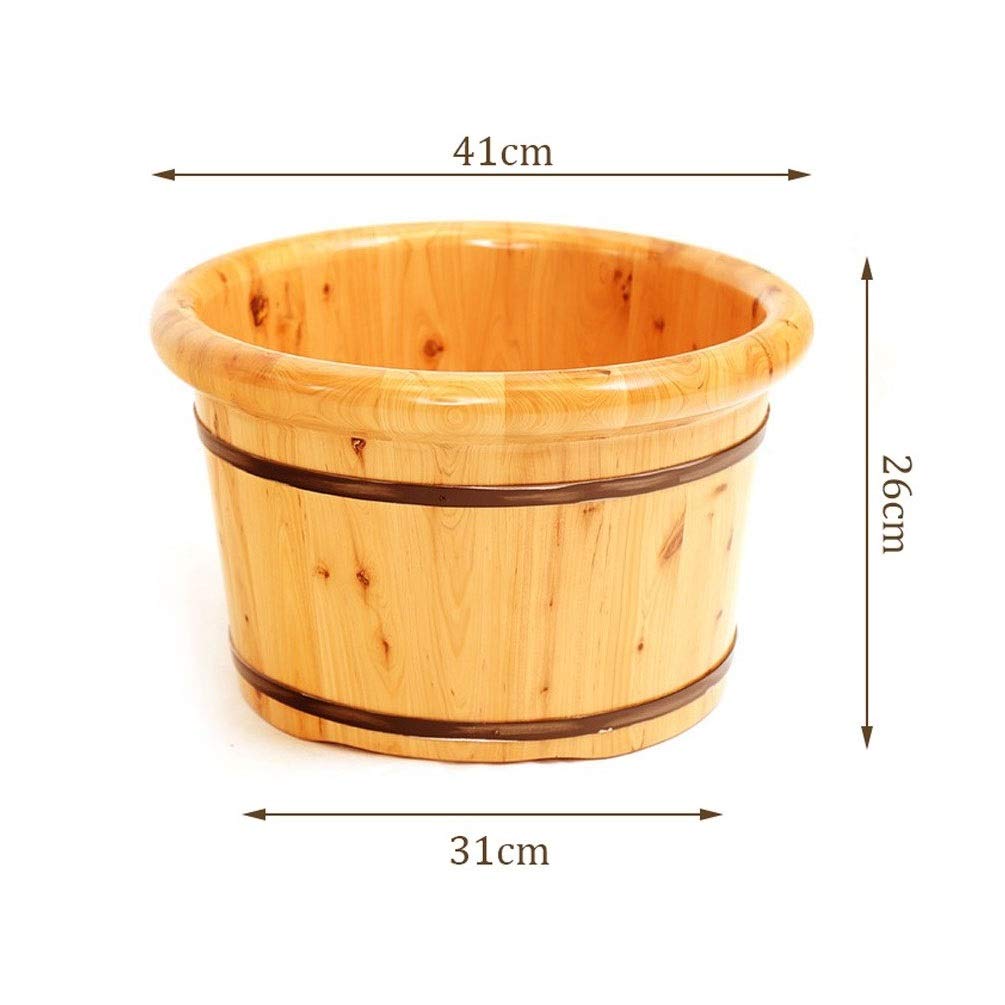 Bañera de pies de madera, bañera de pies, bañera de hidromasaje, bañera de pies para remojar los pies, cubo de madera para pedicura, piscina para pies para adultos, cubo de baño de pies. Super
