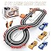 Heirio Slot Car Race Track Sets, Electric or Battery-Powered Dual Car Track Include 4 High-Speed Race Cars, Controllers, Checkpoint, Lap Counter, Toy Gift for Boys Girls Ages 5 6 7 8-12 Year Old Kid
