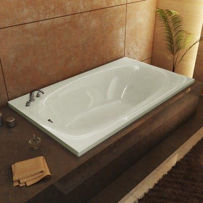St. Kitts 36 x 72 x 23" Rectangular Soaking Bathtub Category1 / Category2 / Category3: Bone / Yes / Yes