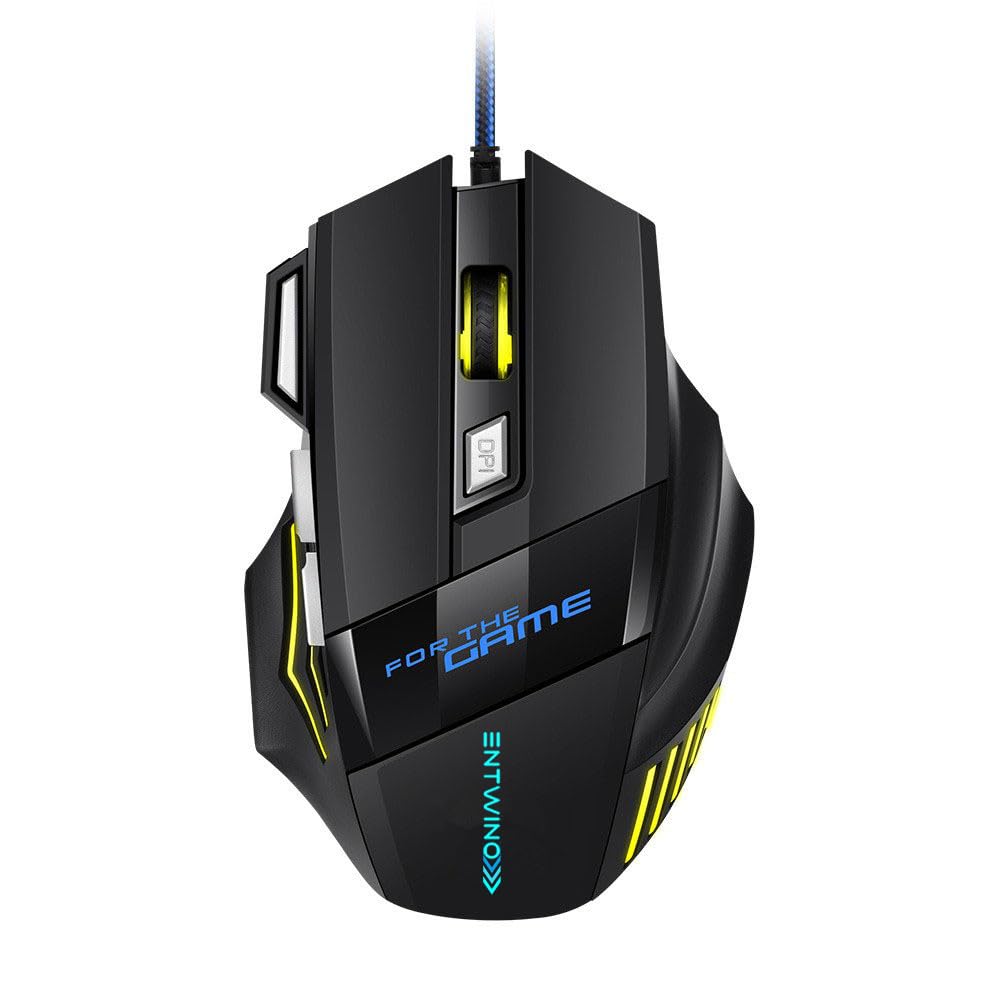 ENTWINO iMiceX7 Gaming Mouse 7 Buttons RGB Light Sports Design for Laptops & PC, Braided Wired Optical Gaming Mouse (B09W2M3NRF) Amazon Price History, Amazon Price Tracker
