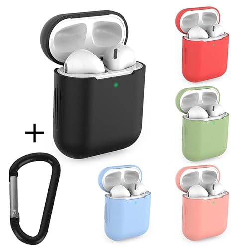 Case Capinha Proteção Slim Para AirPods Capa Slim de Proteção para AirPods 1 e 2 Design Leve (Preto)
