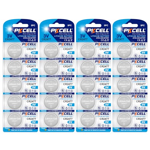 Batterie a bottone al litio CR2477 3,0V per