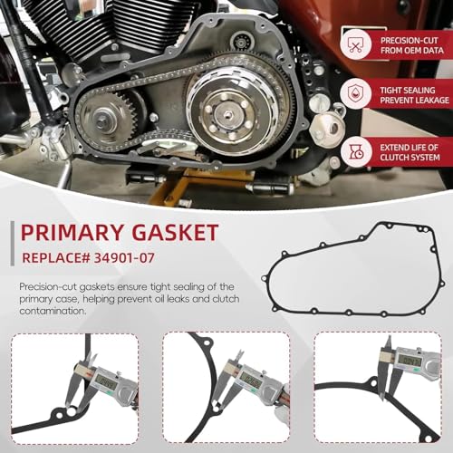 Kit joint de couvercle primaire Harley Davidson 2006-2017 Road King et Softail - 3
