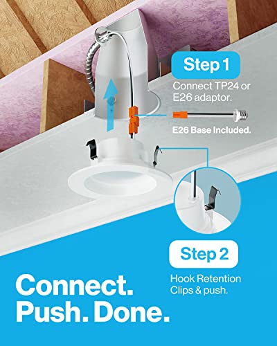 Sunco Retrofit Led Recessed Lighting 4 Inch, 24 Pack 4000K Cool White 50,000 Hour Lifetime, Dimmable Can Lights, Smooth Trim, 11W=90W, 660M, Ul Certified #TOP2