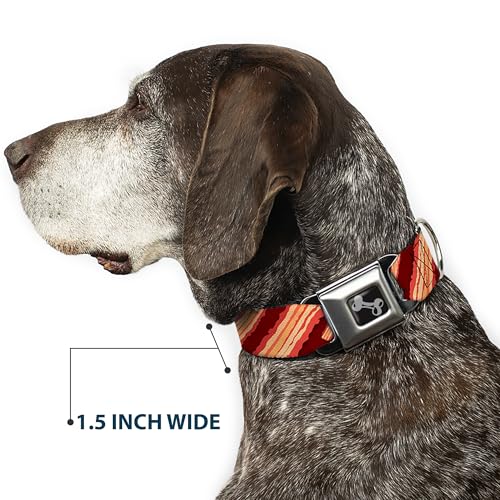 Hebilla para perro Buckle Down cinturón de seguridad coche mascota I Heart Bacon tricolor 8