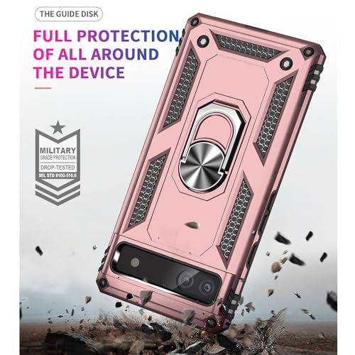 Coque de téléphone Google Pixel 6A or rose protection d'écran sereine - 2