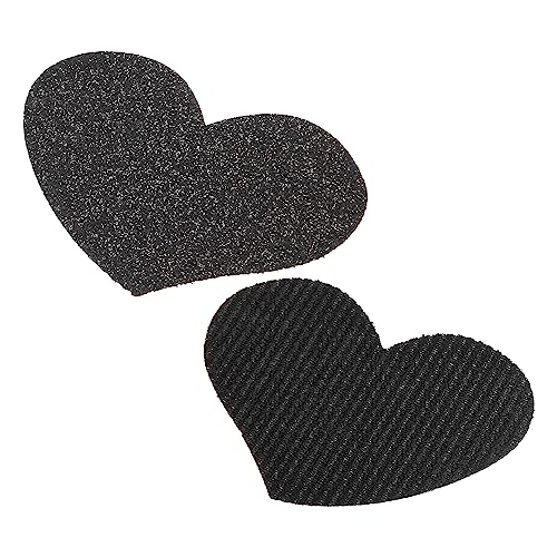 VOCOSTE Hair Fixed Pads, forma de corazón, negro, 2 piezas | Pegatina mágica, parche para flequillo, para niñas y mujeres miniatura 6
