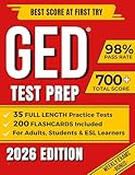 GED TEST PREP: The Complete Study Guide to Master All GED Subjects and Achieve Your Best Score | Includes 10 Full-Length Practice Tests + EXTRA Weekly ... | Ideal for Adults, Students & ESL Learners